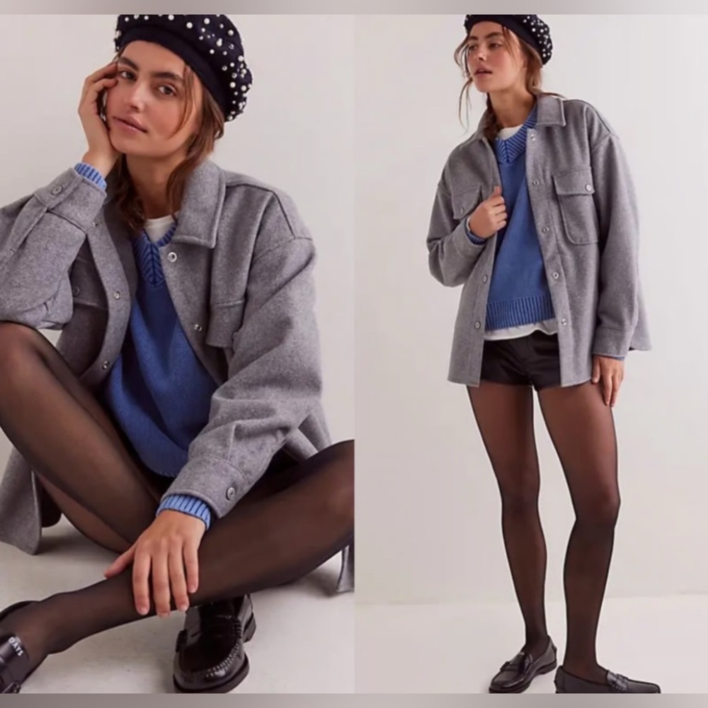 NWOT We The Free The Lola shacket jackets size Medium minimalist capsule cozy